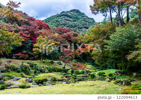 清水寺　本坊庭園の紅葉【福岡県みやま市】 122094613