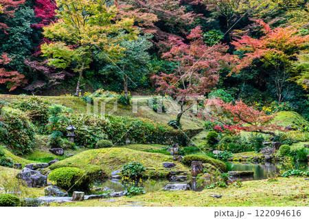 清水寺 本坊庭園の紅葉【福岡県みやま市】 清水寺 本坊庭園の紅葉【福岡県みやま市】 122094616