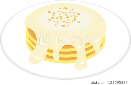 マカダミアナッツクリームパンケーキ 122095322