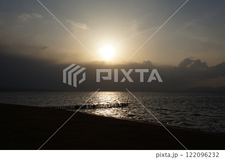 宍道湖の夕日 宍道湖の夕日 122096232