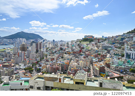 【韓国/釜山】歴史のジオラマ展望台から見た釜山の町並み 122097453
