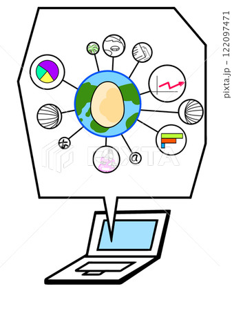 ビッグデータから生まれるアイデアの卵 122097471