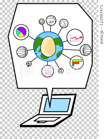ビッグデータから生まれるアイデアの卵 122097471