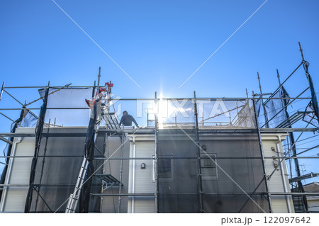 戸建て家屋の屋根修理工事 戸建て家屋の屋根修理工事 122097642