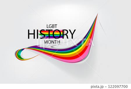 A captivating design for LGBT History Month filled with vibrant colors A captivating design for LGBT History Month filled with vibrant colors 122097700