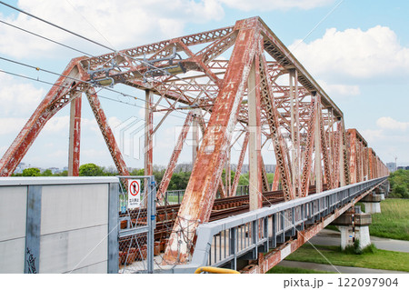 淀川橋梁（赤川鉄橋）／大阪府大阪市旭区赤川4丁目 122097904