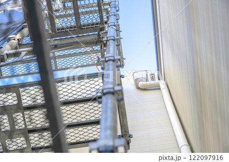 戸建て家屋の外壁修繕工事　タテ樋　集水桝 122097916