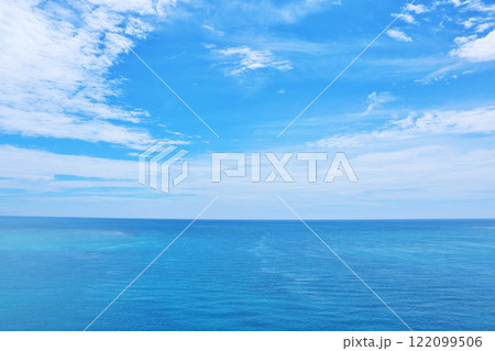 沖縄　伊良部島からの海 122099506