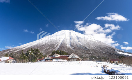 大山の雪景色　（大山まきばみるくの里付近から） 122100091