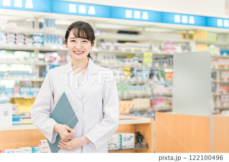 薬局・病院・ドラッグストアで働く薬剤師（処方箋・薬・サプリメント） 122100496