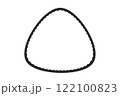 好きな具を描けるおにぎりのイラスト 122100823