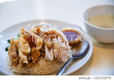 タイ風チキンライス　カオマンガイ/タイ料理, 122101079