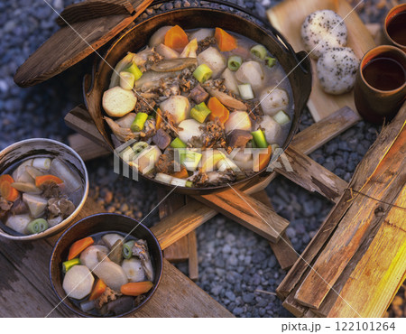 芋煮会　山形　郷土料理 122101264