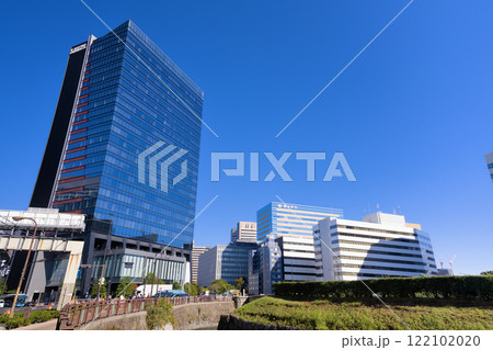 東京・汐留　汐留のオフィス街 122102020