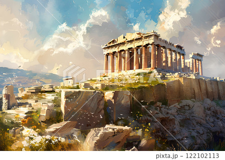 古代ギリシャ文明のイメージ 122102113