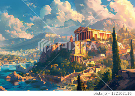 古代ギリシャ文明のイメージ 古代ギリシャ文明のイメージ 122102116