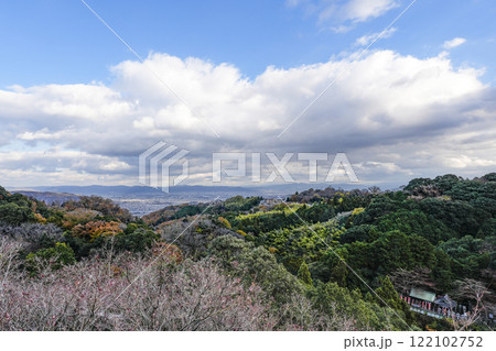 信貴山朝護孫子寺本堂舞台から大和平野を眺める 信貴山朝護孫子寺本堂舞台から大和平野を眺める 122102752