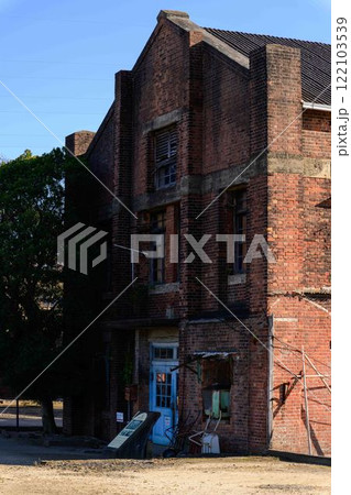 秋晴れを背景に「明治日本の産業革命遺産」　万田坑ステーション(荒尾市) 122103539