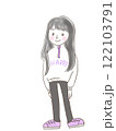 スポーティな女の子 122103791