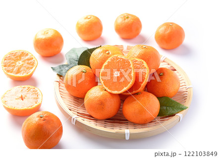 みかん （白背景） 122103849