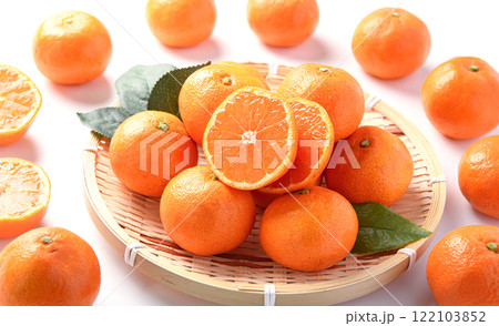 みかん （白背景） 122103852