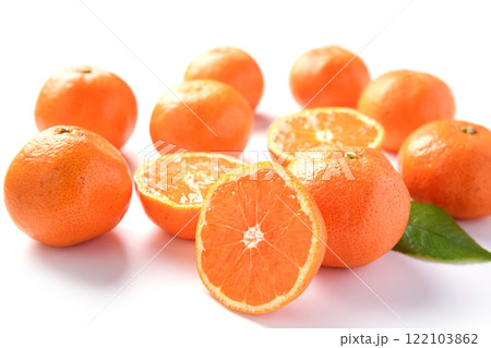 みかん （白背景） 122103862