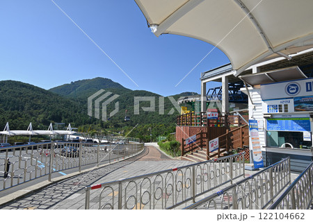 【韓国/慶尚南道】統営ケーブルカー乗り場の風景 【韓国/慶尚南道】統営ケーブルカー乗り場の風景 122104662