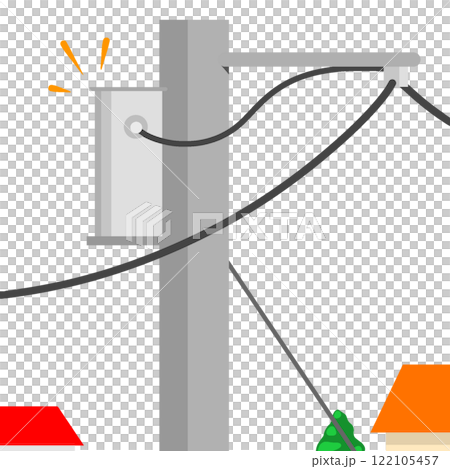 Pole transformer 122105457