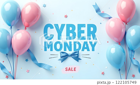 Cyber Monday Sale blue background Cyber Monday Sale blue background 122105749