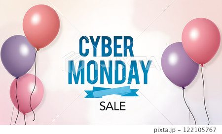 Cyber Monday Sale blue background Cyber Monday Sale blue background 122105767
