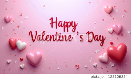 happy valentine day love pink background happy valentine day love pink background 122106834