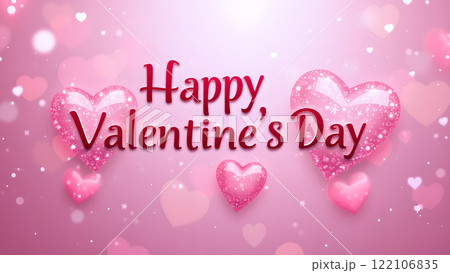 happy valentine day love pink background happy valentine day love pink background 122106835