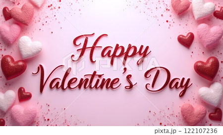 happy valentine day romance love background 122107236