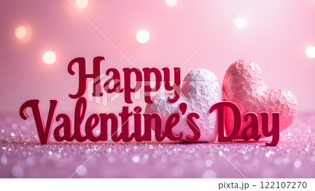 happy valentine day romance love background 122107270