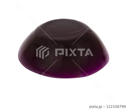 Fruit berry jelly isolated on the white background 122108799