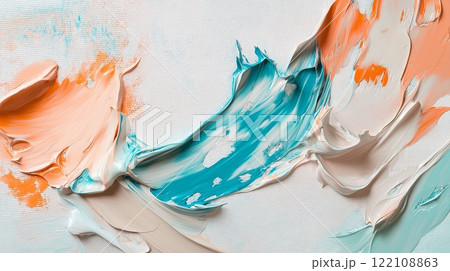 アクリル絵画風のキャンバス 122108863