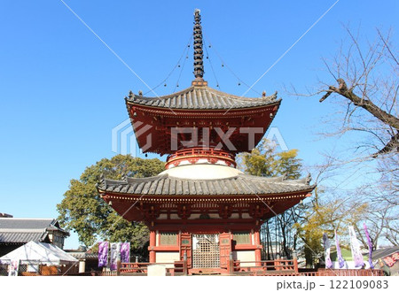 喜多院　多宝塔　小江戸　川越　埼玉県　川越市 122109083