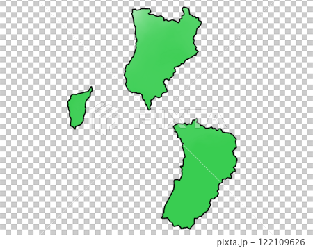 少しゆるい檜山振興局地図 北海道 122109626