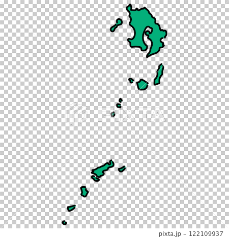手書きの日本_鹿児島県_01 122109937
