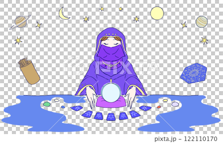 fortune teller woman 122110170