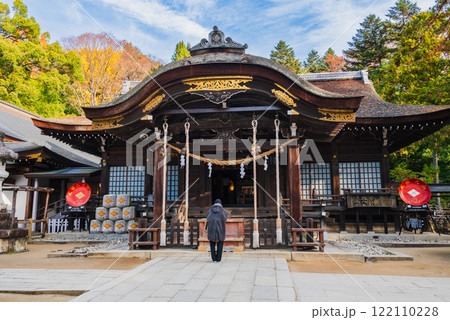 【武田神社】拝殿【躑躅ヶ崎館跡】 122110228
