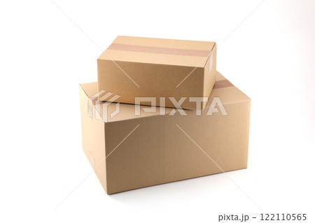 ダンボール 荷造り 白バック 122110565