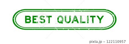 Grunge green best quality word rubber seal stamp on white background Grunge green best quality word rubber seal stamp on white background 122110957