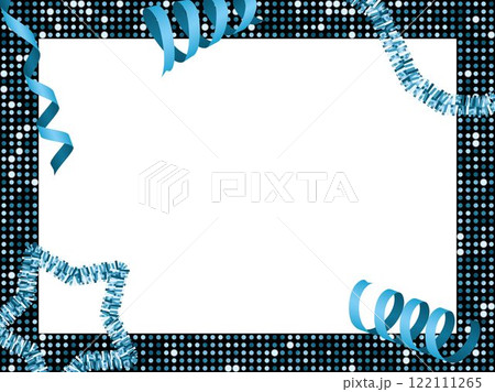 ミラータイルF白、飾り、5水色 122111265