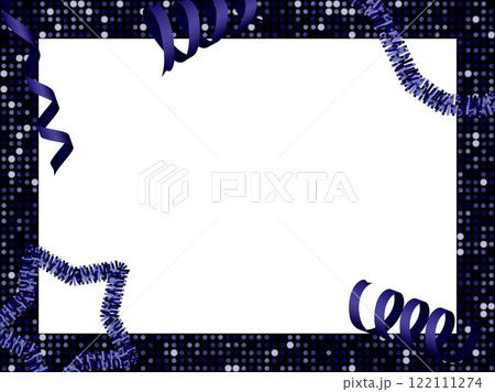 ミラータイルF白、飾り、14紺 122111274