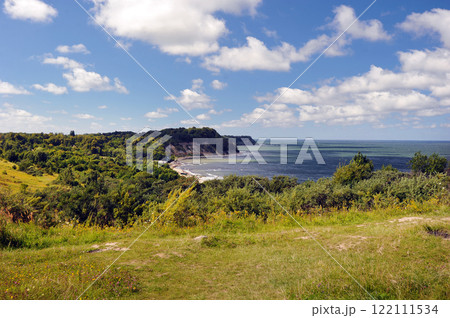 The Baltic Sea in Filinskaya Bay near the village of Yantarny The Baltic Sea in Filinskaya Bay near the village of Yantarny 122111534