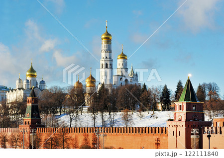 view of the Kremlin from the embankment in Moscow view of the Kremlin from the embankment in Moscow 122111840