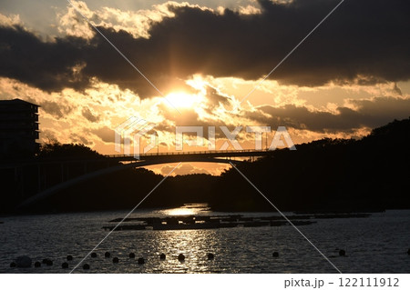 賢島大橋夕景 賢島大橋夕景 122111912