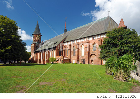 Cathedral on the island of Kant in Kaliningrad 122111926