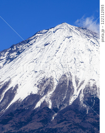静岡県・富士宮市から見る富士山の絶景（クローズアップ） 122112093